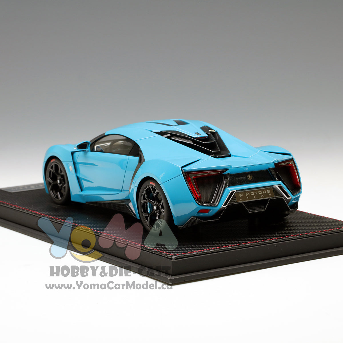 Frontiart 1:18 W Motor Lykan Hypersport Tiffany Blue F030-33