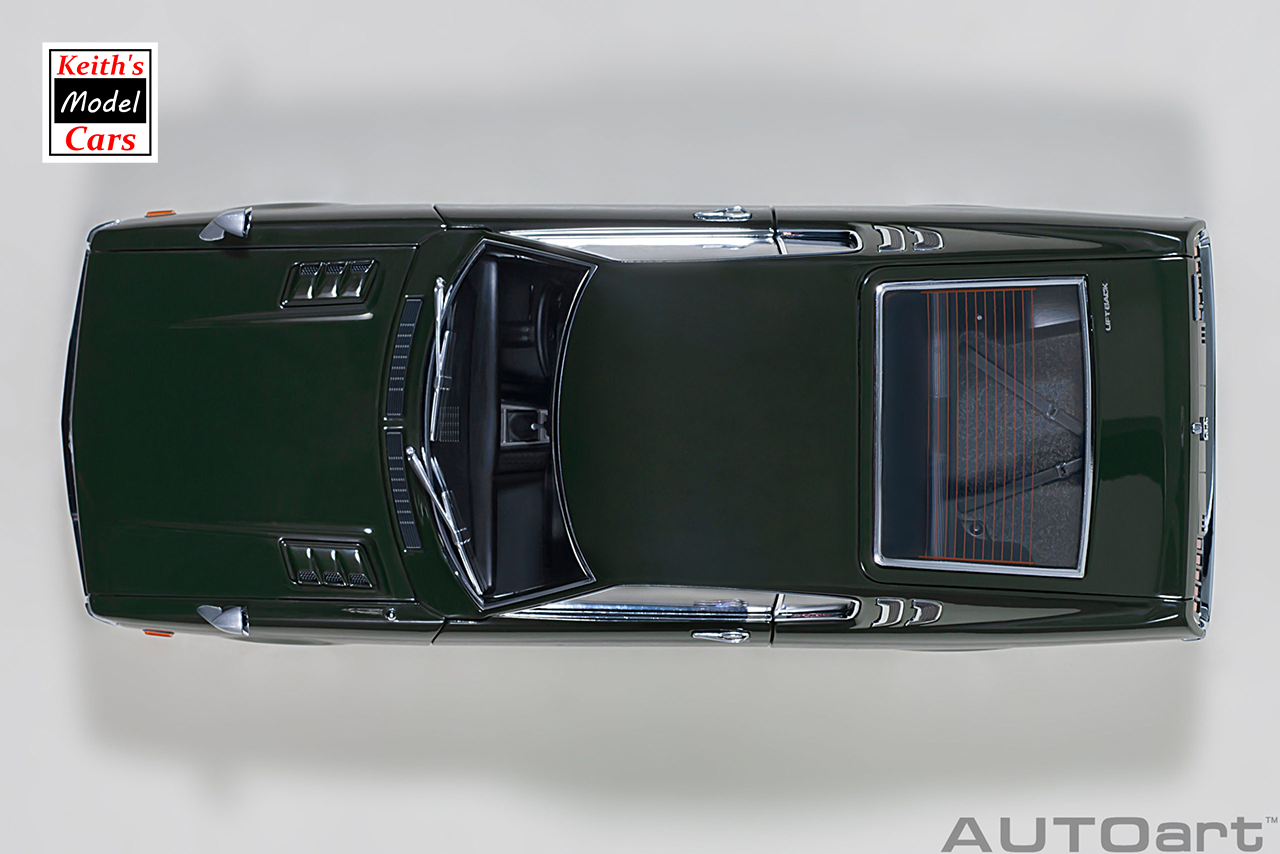 [1/18 Scale] Toyota Celica Liftback 2000GT (RA25) 1973 in Moss Green by AUTOart Models