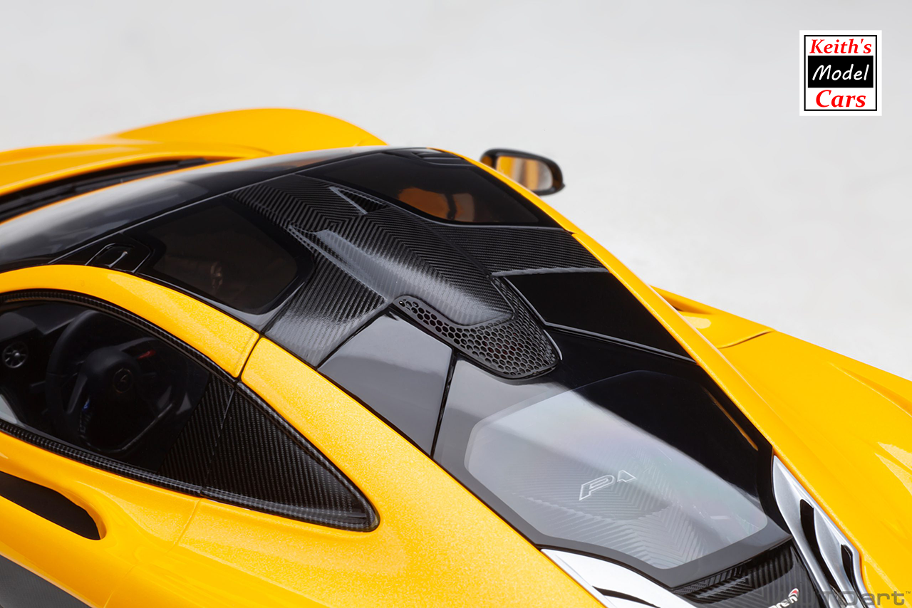 [1/18 Scale] McLaren P1 in Volcano Yellow (with yellow calipers) by AUTOart Models