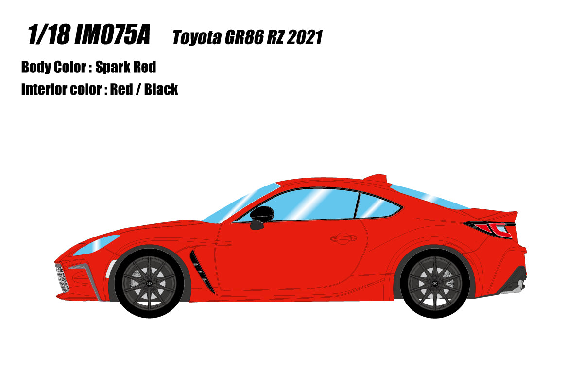 *PREORDER* Make Up Co., Ltd / IDEA 1:18 Toyota GR86 (RZ) 2021 Edition