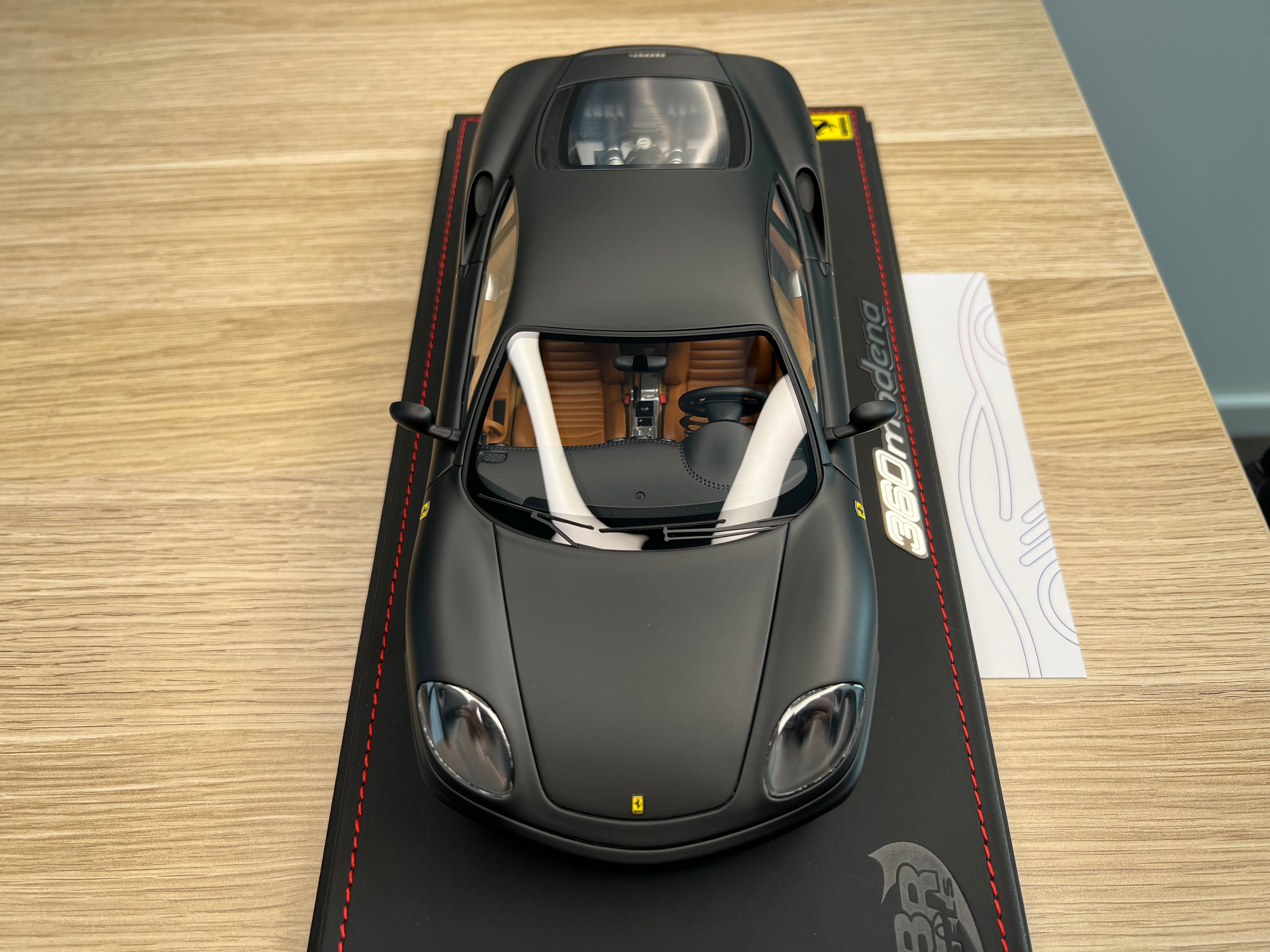Ferrari 360 Modena - matte black edition - 1:18