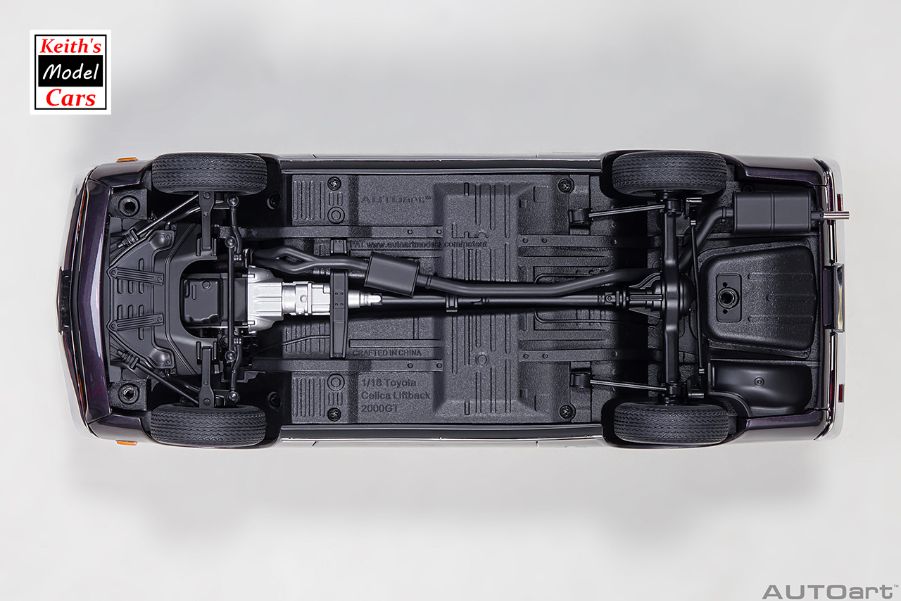 [1/18 Scale] Toyota Celica Liftback 2000GT (RA25) 1973 in Dark Purple Metallic by AUTOart Models