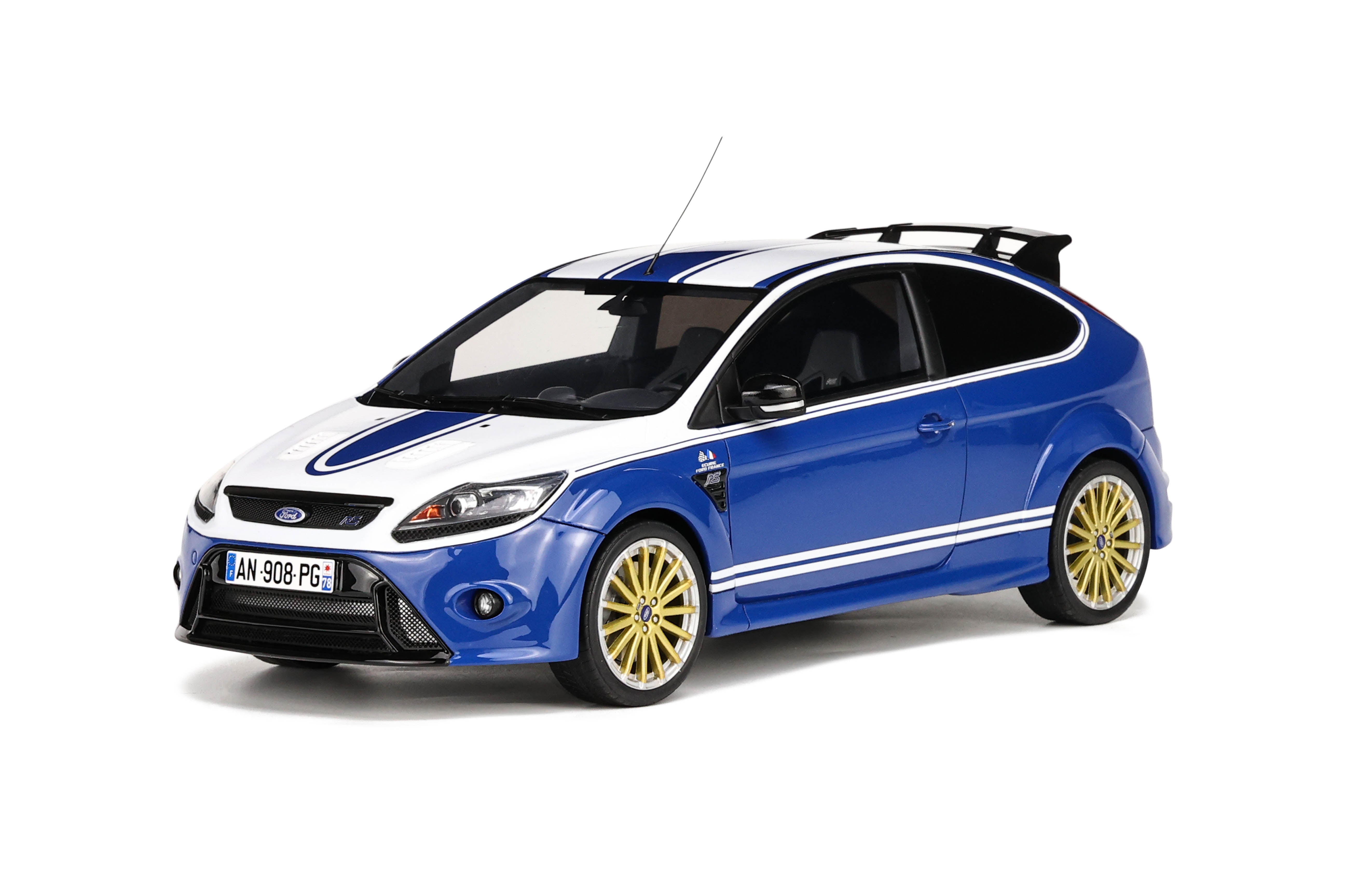 OTTO 1:18 Ford Focus Rs MK2 Le Mans 2010 Blue OT1010
