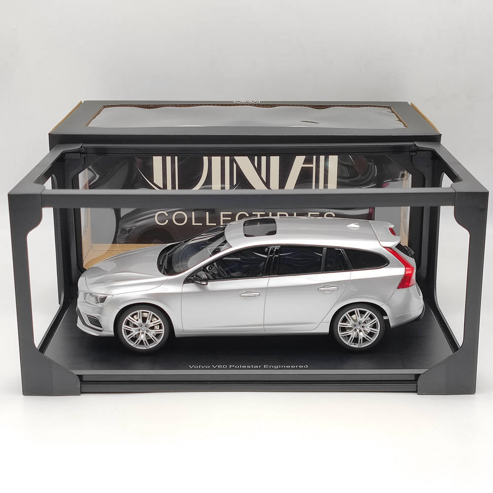 DNA Collectibles 1/18 Volvo V60 Polestar Engineered DNA000143 Resin Model Silver Toys Car Gift