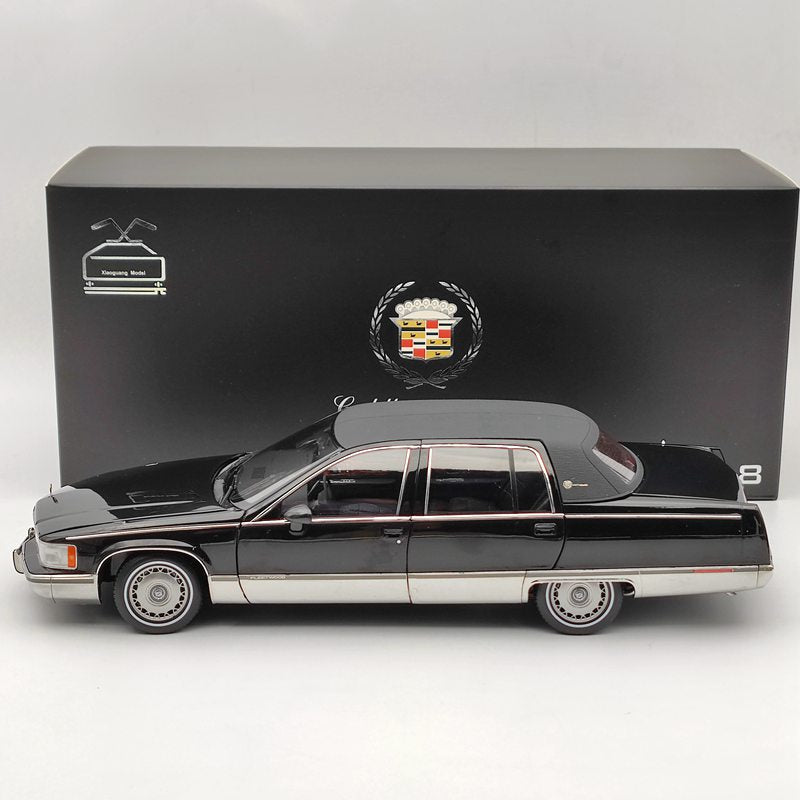 1:18 GM Cadillac Fleetwood Sedan 1993 Black Diecast Miniature Model Car Edition Collection Auto Gift