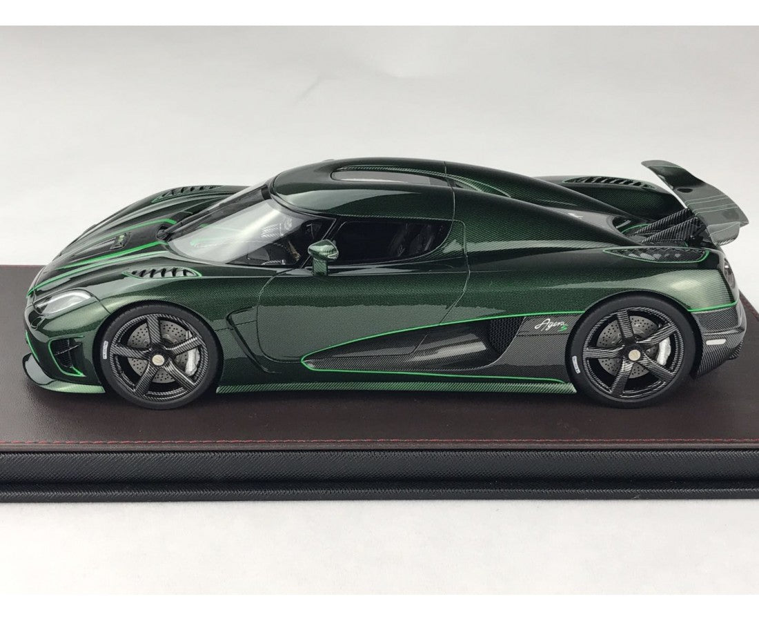 Frontiart 1:18 Koenigsegg Agera S Green/carbon F028-30