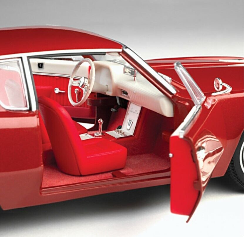 1963 Studebaker Avanti Maroon Red Metallic 1/18 Diecast Model Car