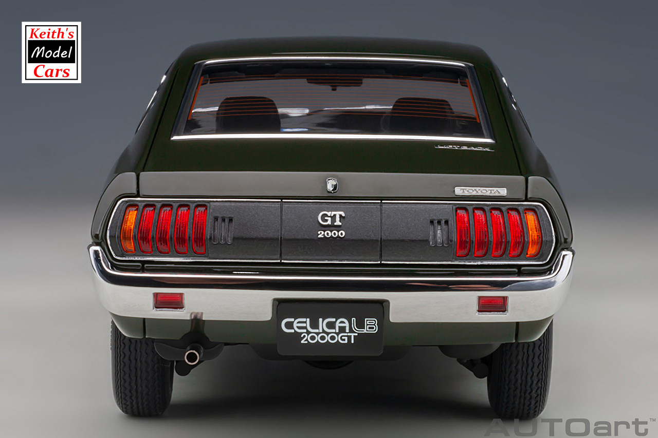 [1/18 Scale] Toyota Celica Liftback 2000GT (RA25) 1973 in Moss Green by AUTOart Models
