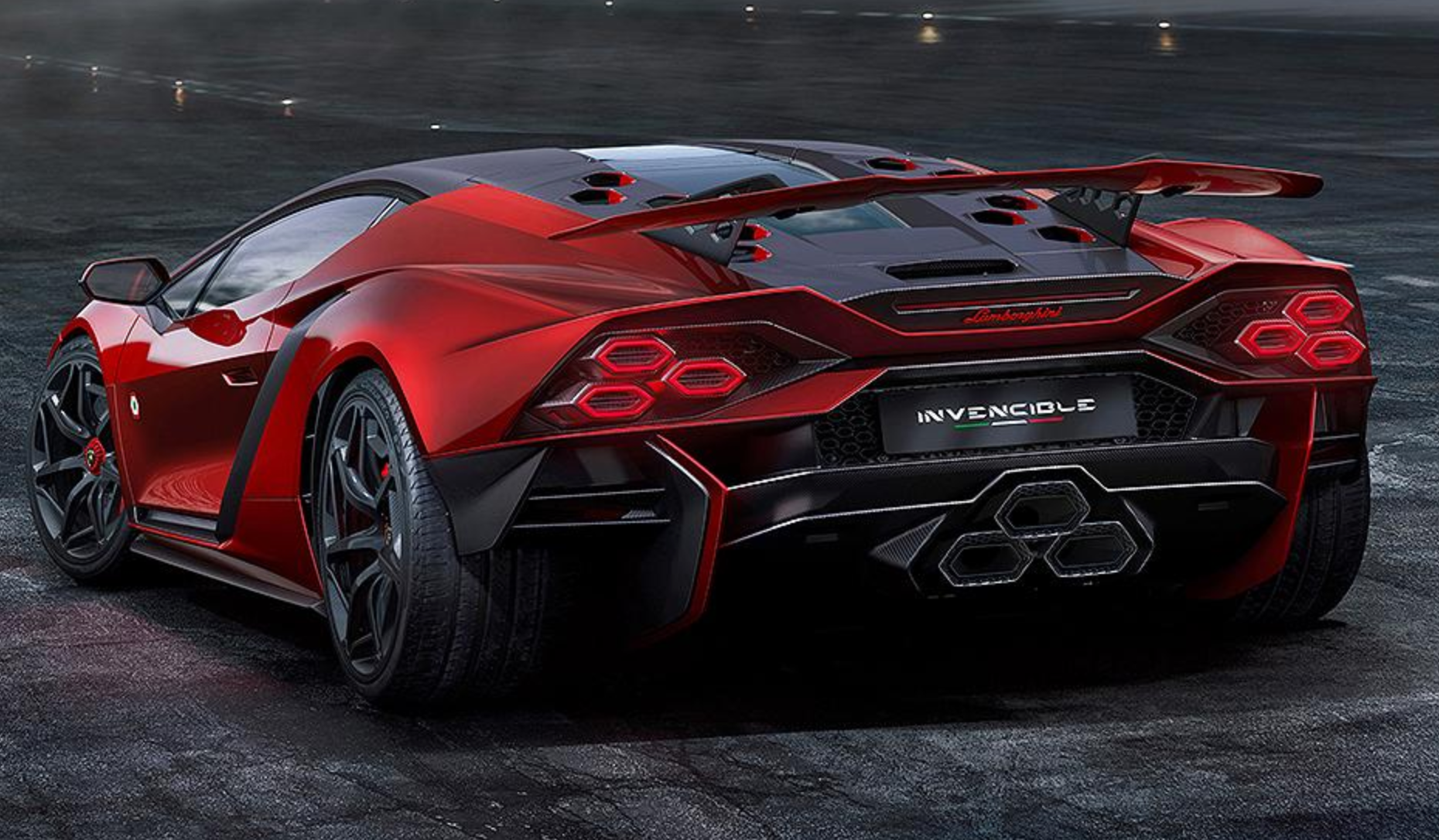 Lamborghini Invencible - Rosso Efesto - 1:18