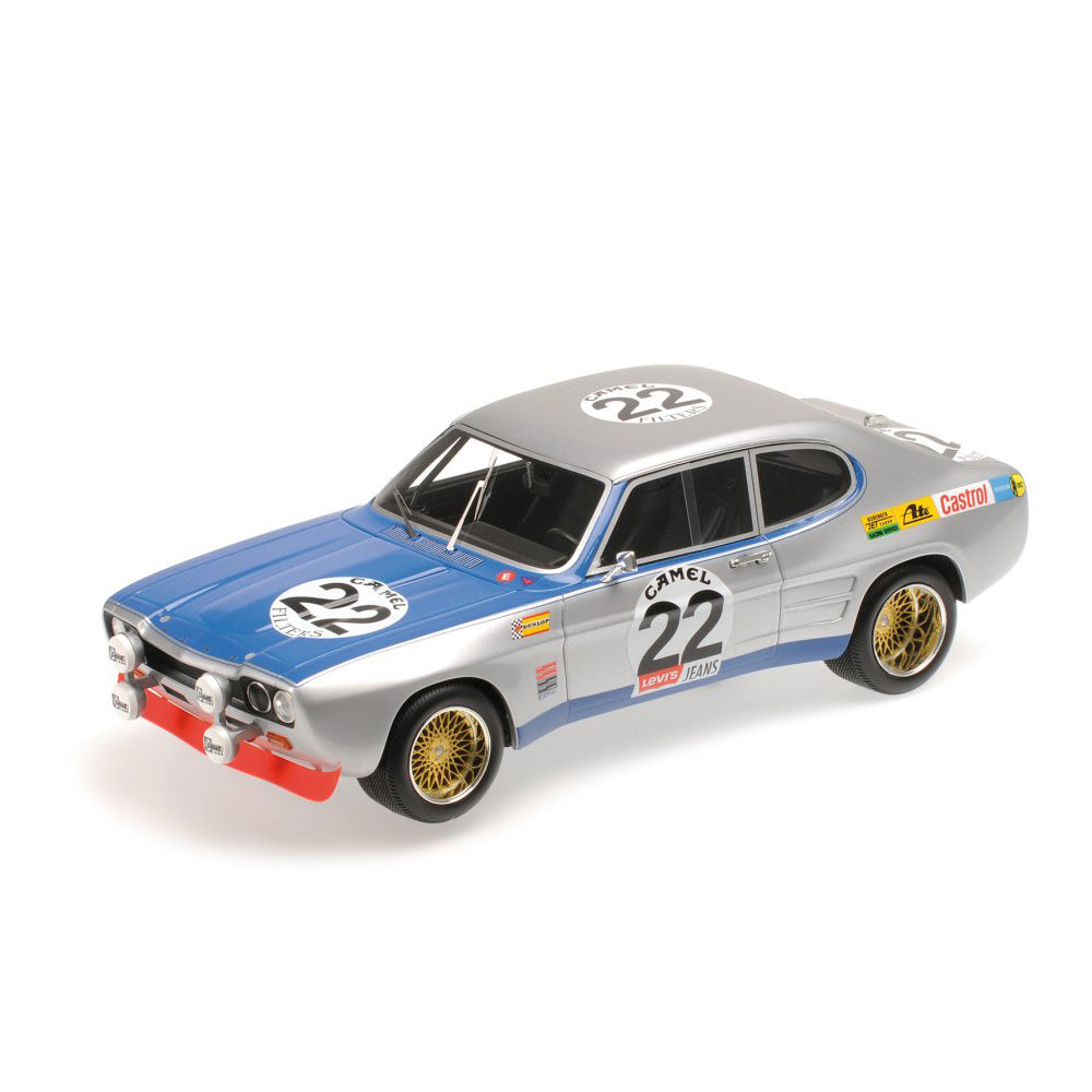 Minichamps 1:18 Ford Capri I RS2600 Glemser/Soler-Roig #22 Winner 24H Spa 1971 107718022