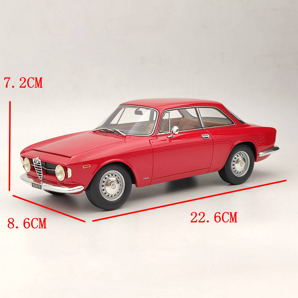 MITICA 1/18 1968 Alfa Romeo Giulia GT 1300 Junior Red MITICA100012 Resin Model Car Gift