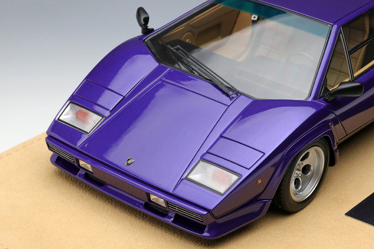 Lamborghini Countach LP5000S 1982 - metallic purple - 1:18