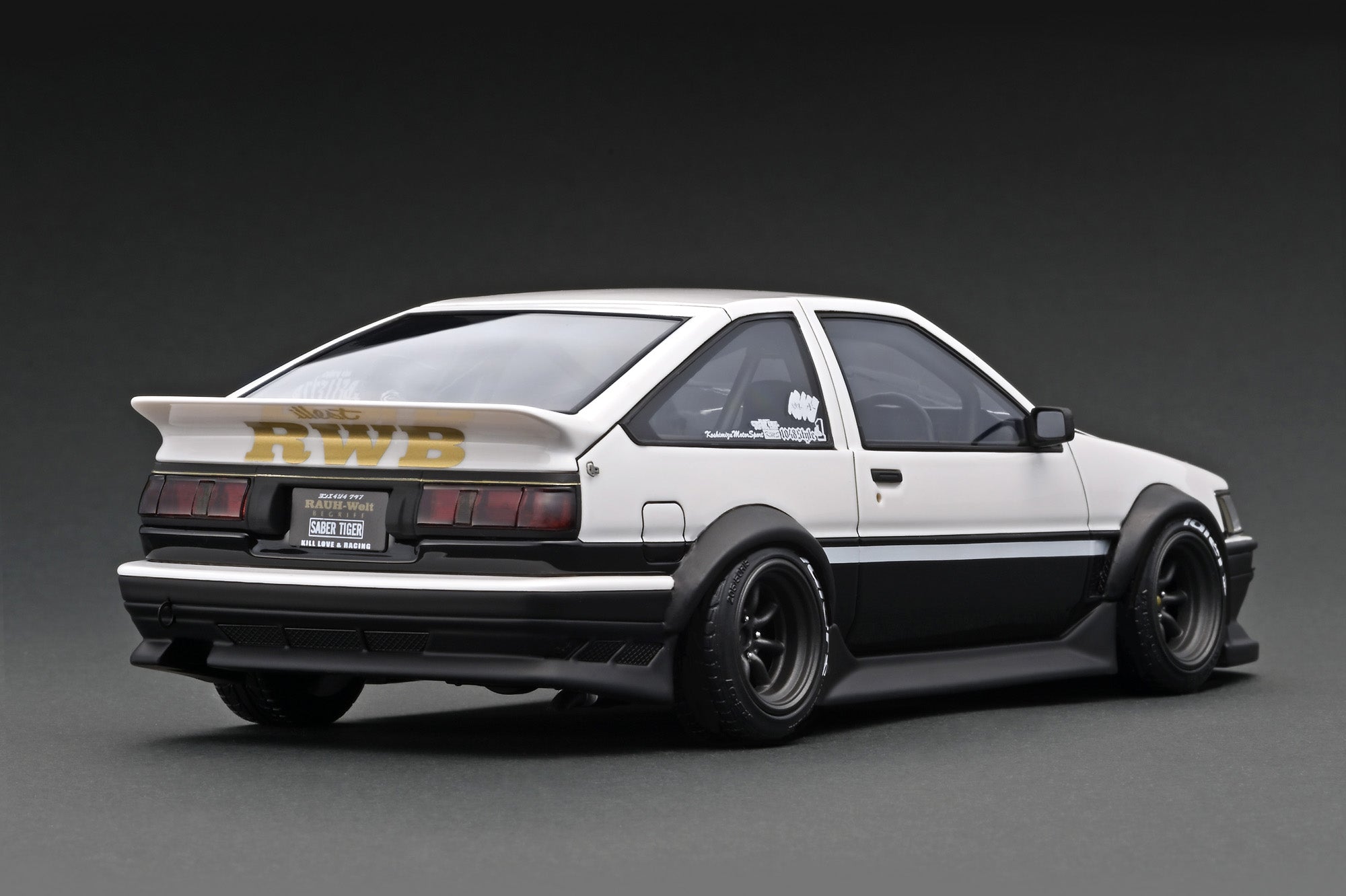 *PREORDER* Ignition Model 1:18 Toyota AE86 RWB in White & Black