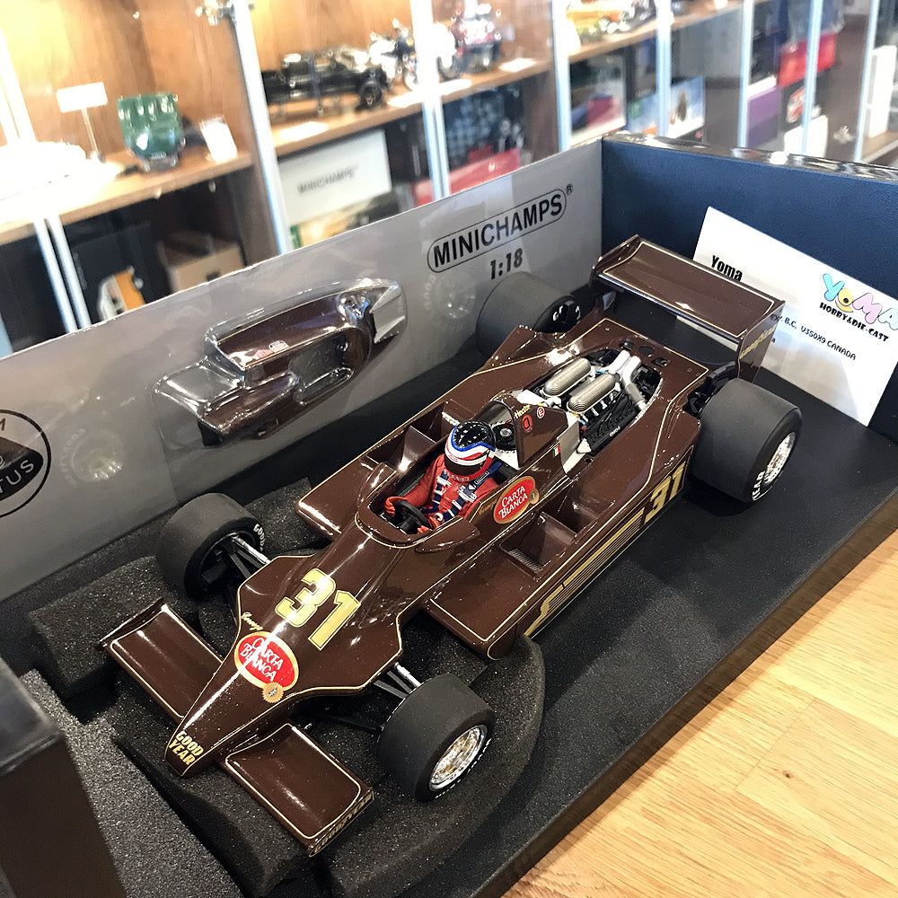 Minichamps 1:18 Lotus Ford 79 #31 Hector Rebaque 1979 100790031