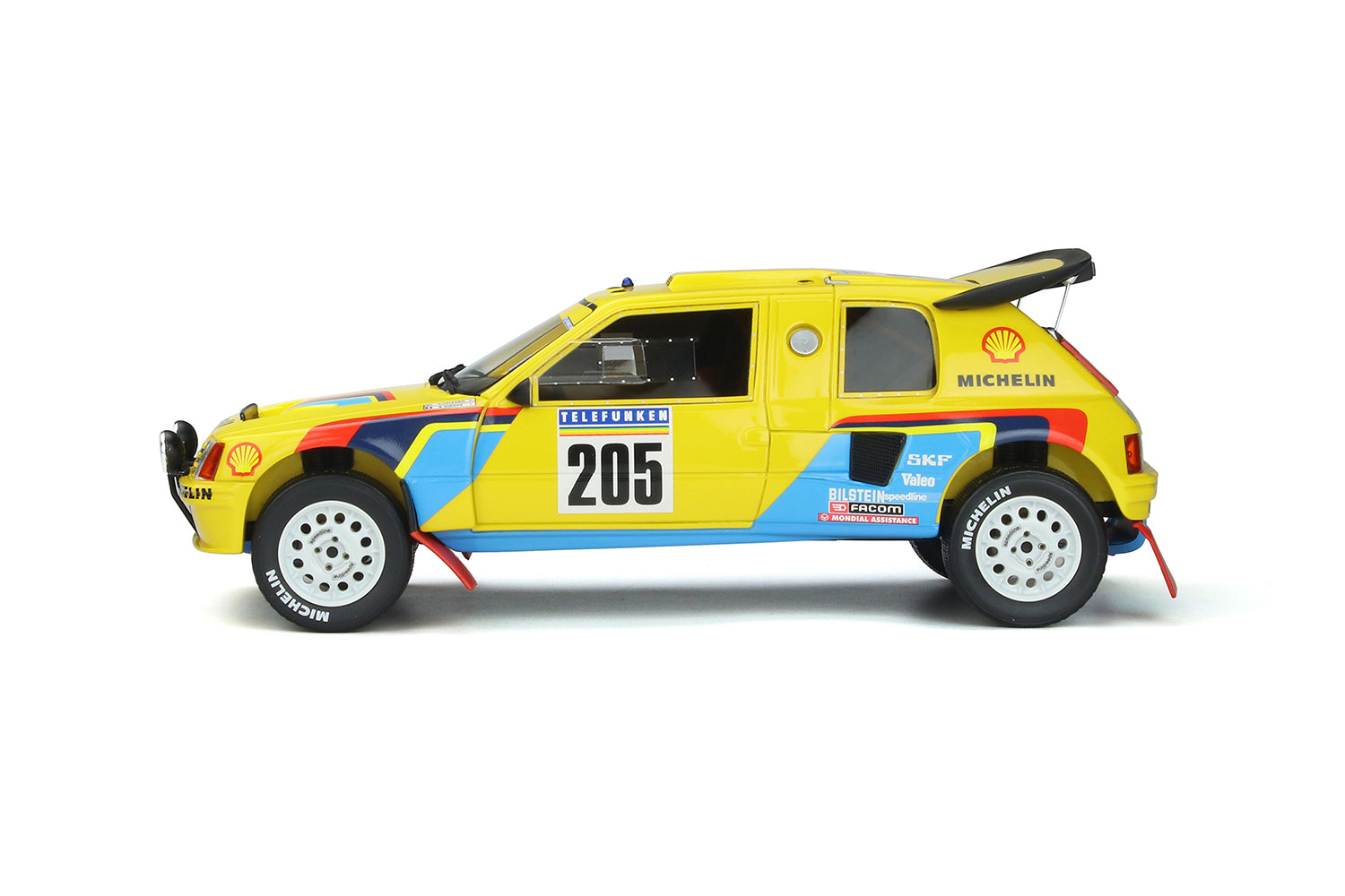 OTTO 1:18 1987 Peugeot 205 Grand Raid Dakar #205 Vatanen OT354
