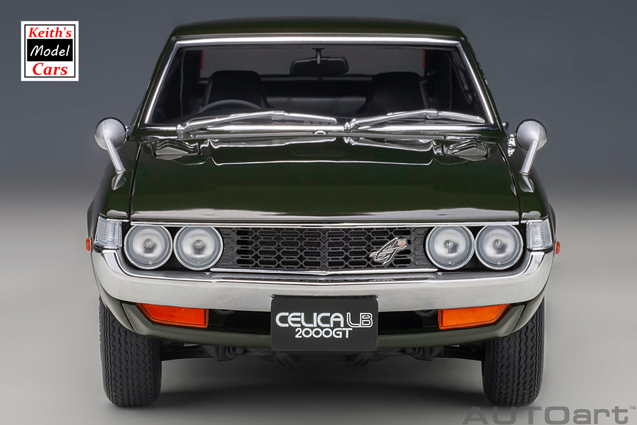 [1/18 Scale] Toyota Celica Liftback 2000GT (RA25) 1973 in Moss Green by AUTOart Models