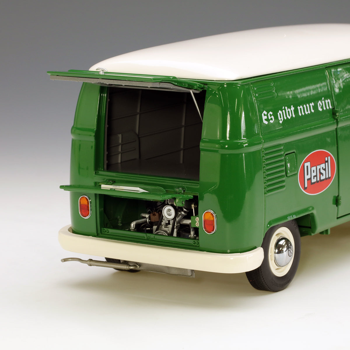 Schuco 1:18 Volkswagen T1b transporter Persil Year 1959-63 green 450036600