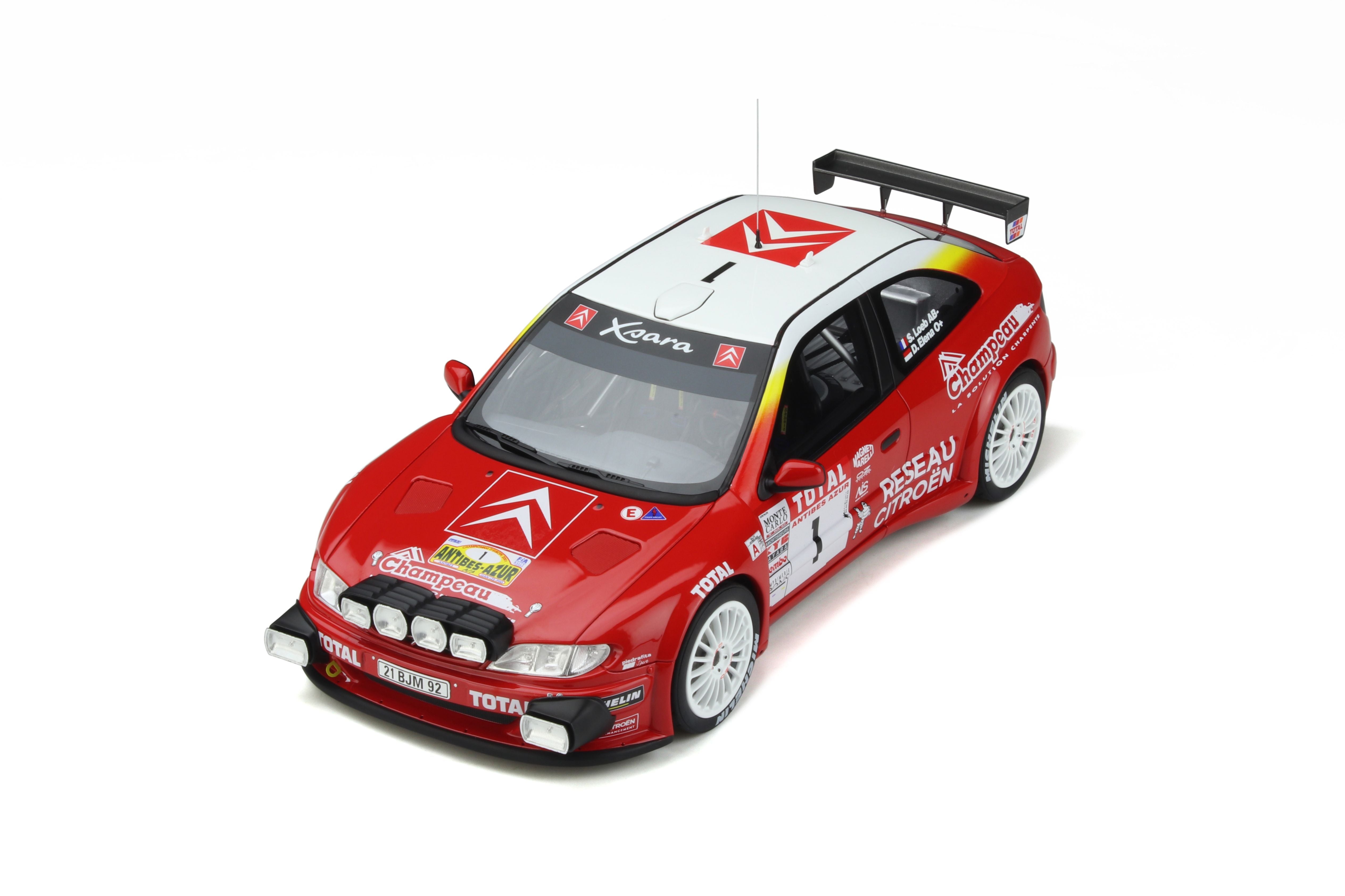 OTTO 1:18 Citroen XSARA Kitcar Sebastien Loeb/Daniel Elena #1 World Rally Championship 2001 OT920