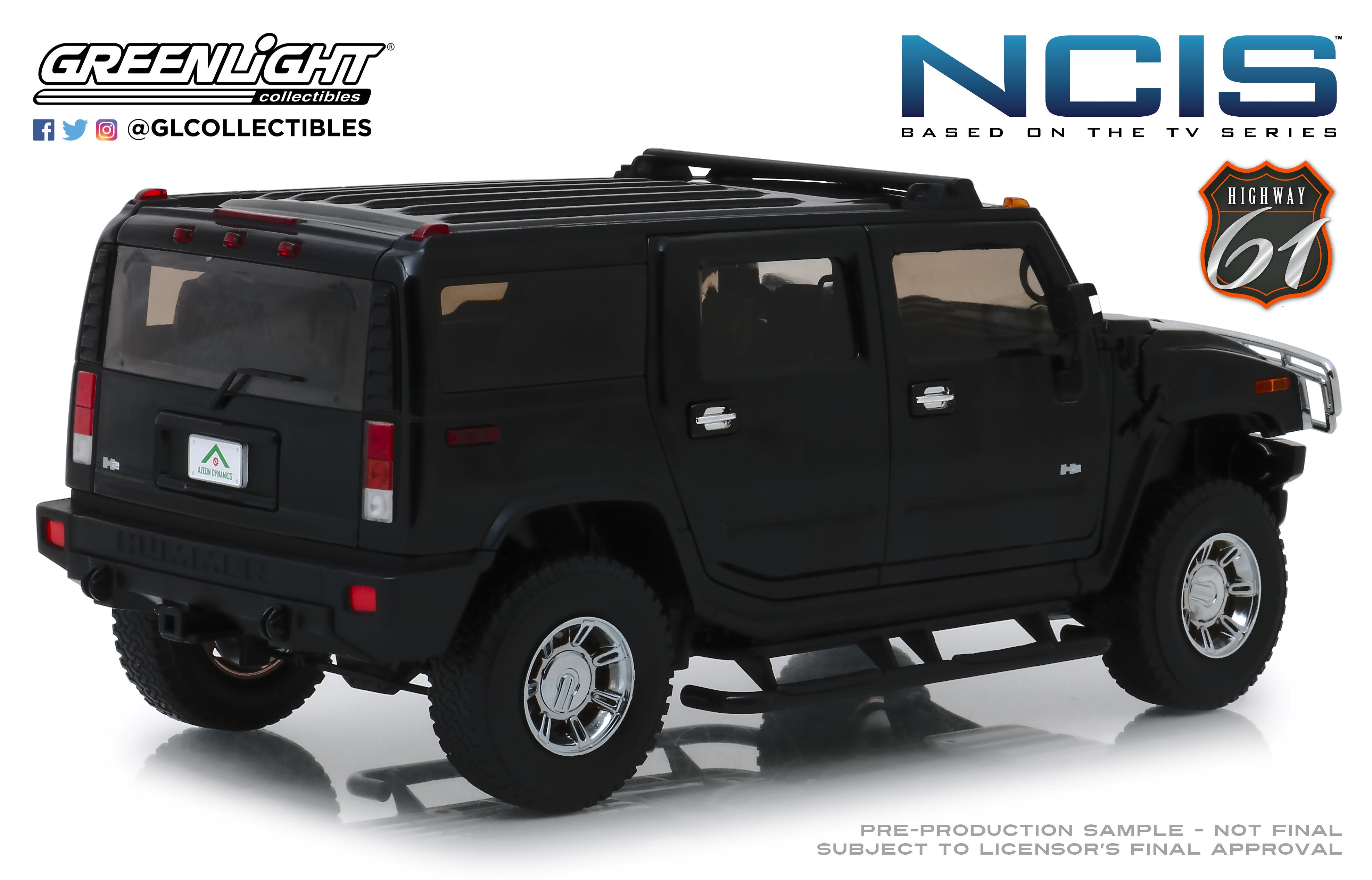 Highway 61 1:18 NCIS (2003-18 TV Series) - 2006 Hummer H2 HWY-18013