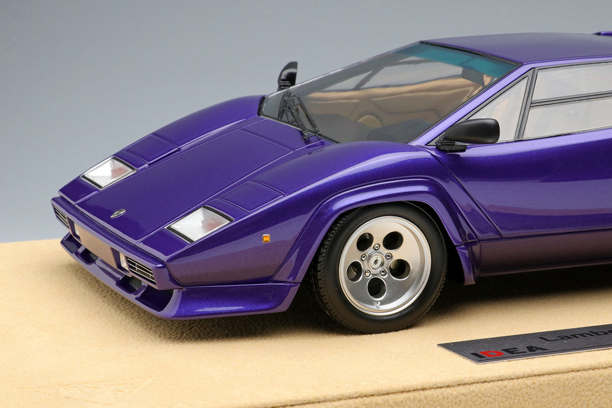 Lamborghini Countach LP5000S 1982 - metallic purple - 1:18