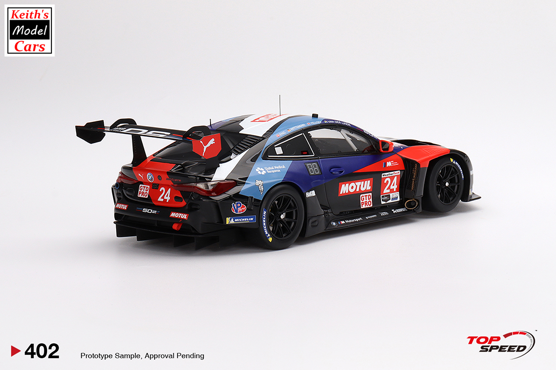 [1/18 Scale] BMW M4 GT3 - BMW Team RLL - 2022 IMSA Daytona 24 Hrs (No.24 P. Eng/M. Wittmann/N. Yelloly/S. van der Linde) by TopSpeed-Models