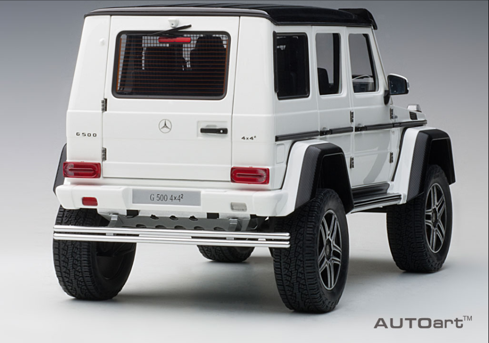AUTOART 1/18 MERCEDES-BENZ G500 4X4 2 GLOSS WHITE 76316