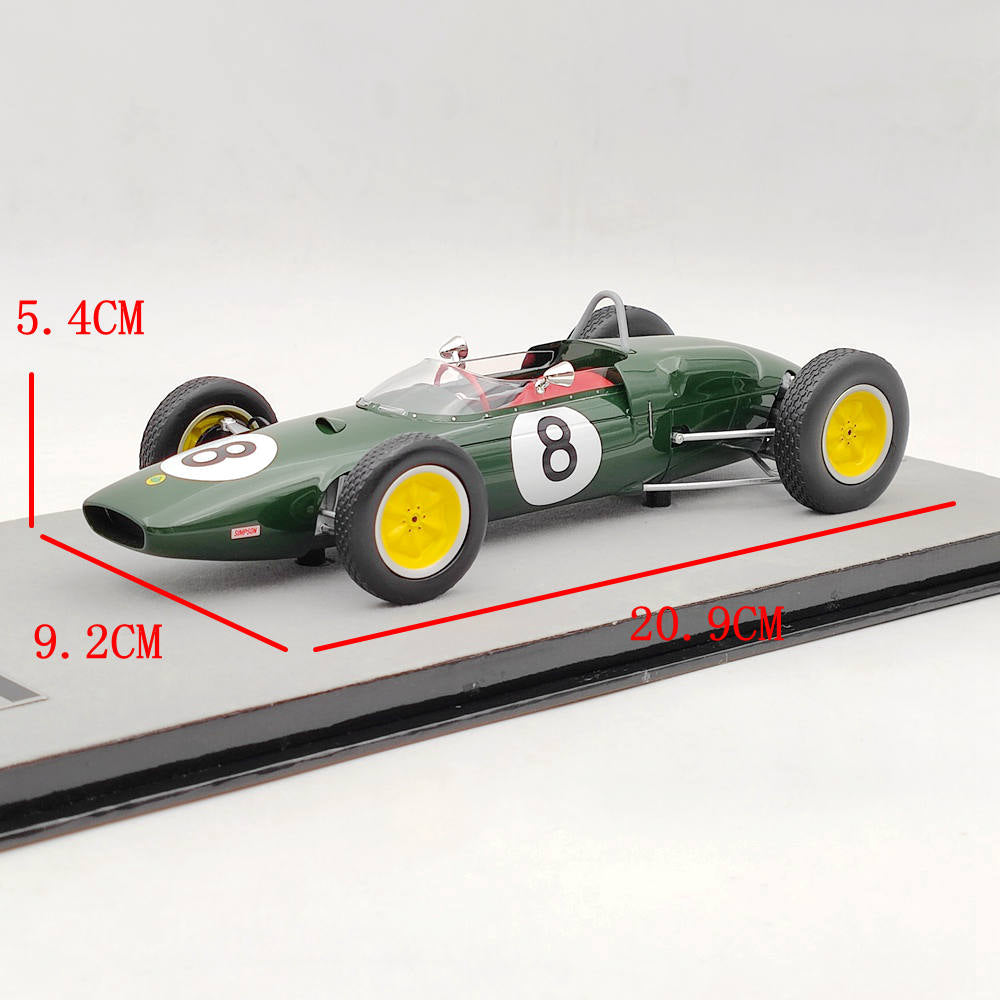 1/18 Tecnomodel 1961 Jim Clark Lotus 21 #8 3rd French GP Formula 1 Resin Model Car Limited Collection Toy Gift