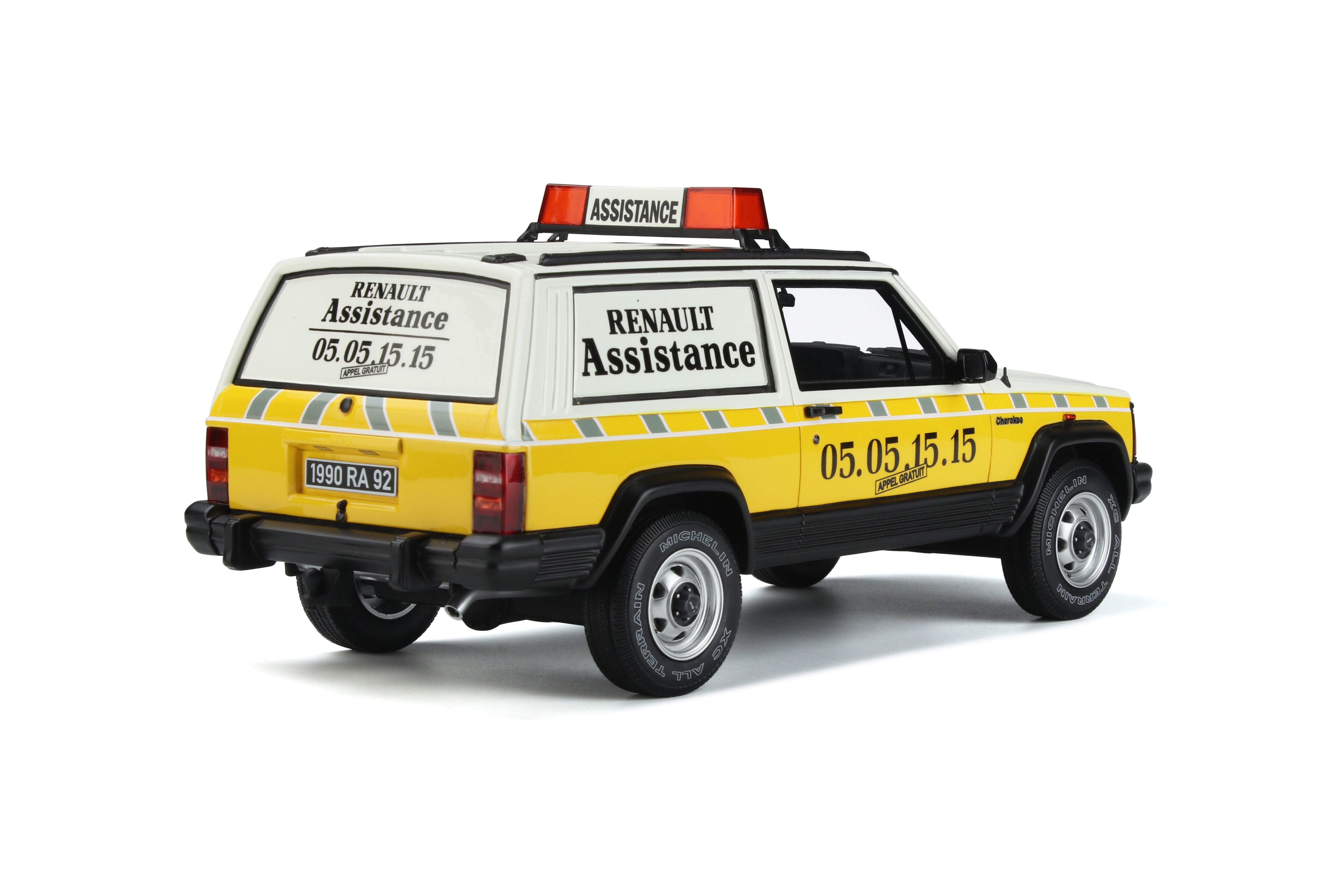 OTTO 1:18 Jeep Cherokee Renault Assistance 1989 OT939