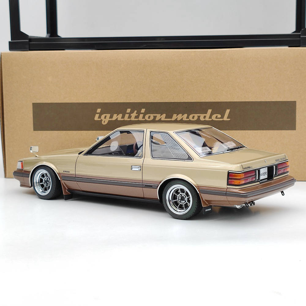 Ignition Model 1/18 Toyota Soarer 2800GT Extra Z10 Gold/Brown IG1372 Resin Toy Car Model Gift