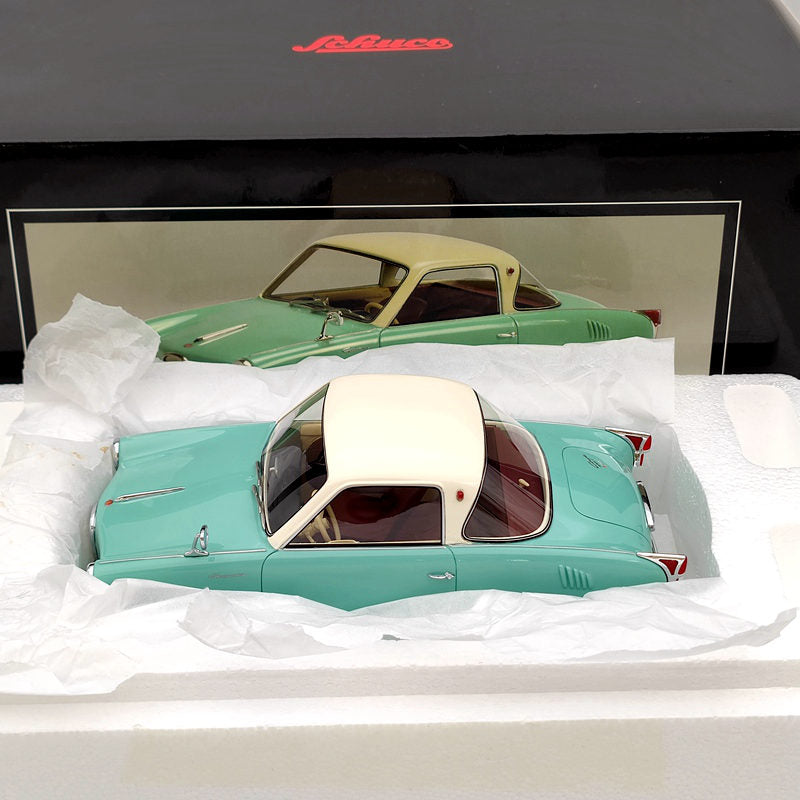1/18 Schuco Goggomobil Coupe TS 250 Blue Resin Model Car Limited Collection