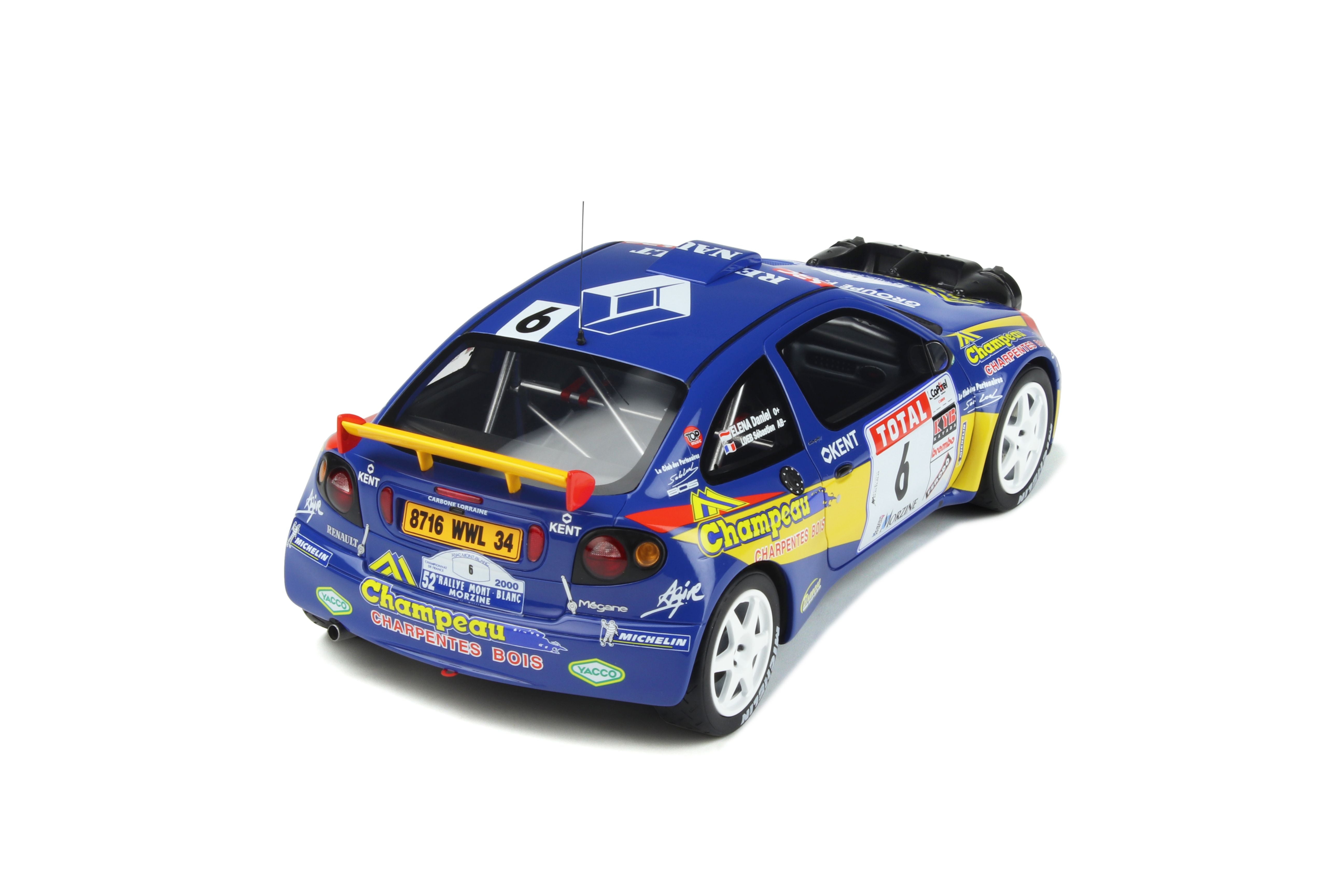 OTTO 1:18 Renault Megane Maxi #6 Rally of Monte Blanc 2000 OT960