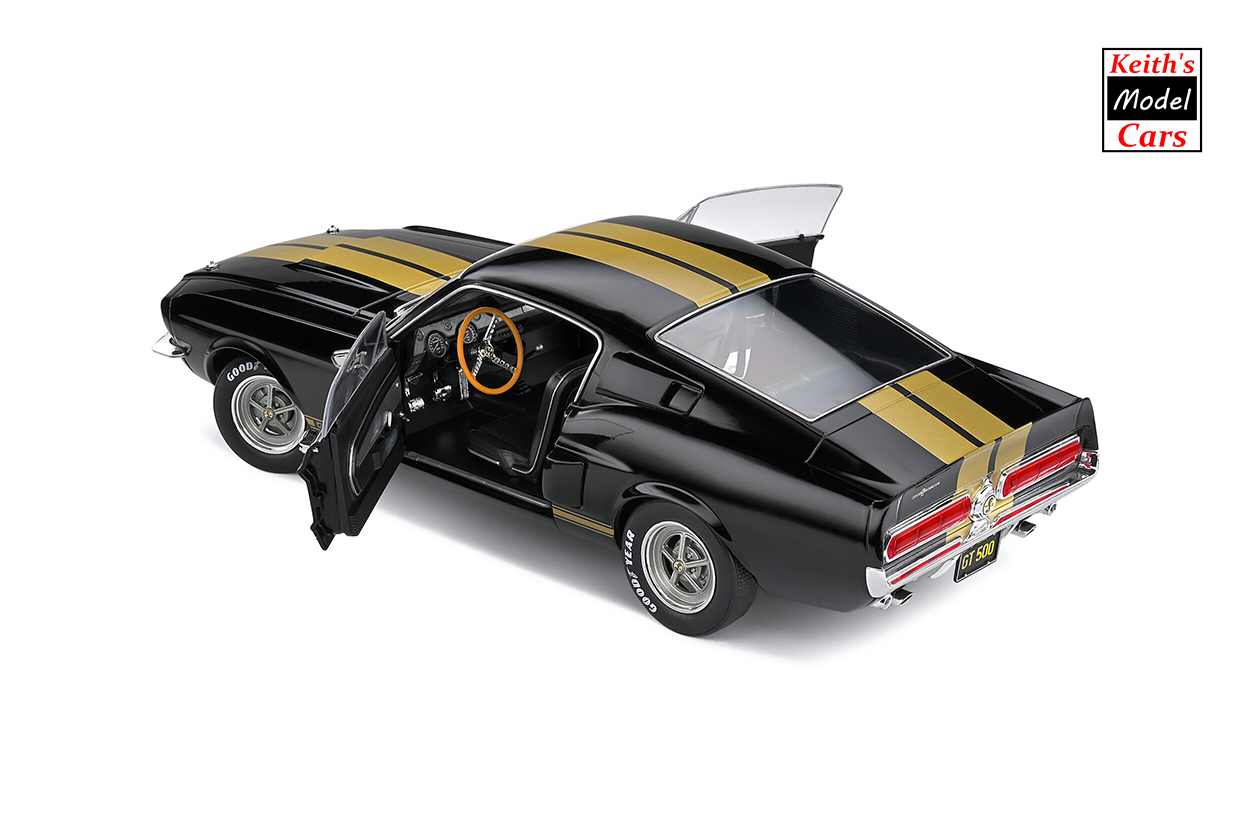 [1/18 Scale] 1967 Shelby GT500 in Black by Solido
