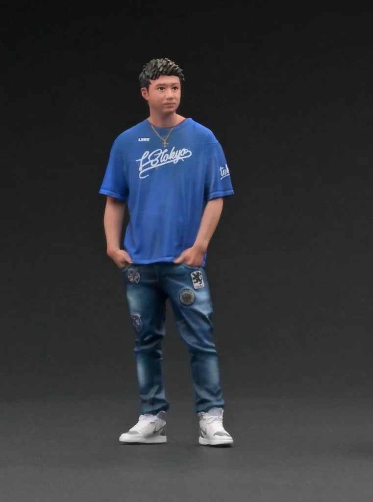 Ignition Model 1:18 Hakosuka 2Door LB-WORKS White / Green with Mr. Hyuma Kato Figure