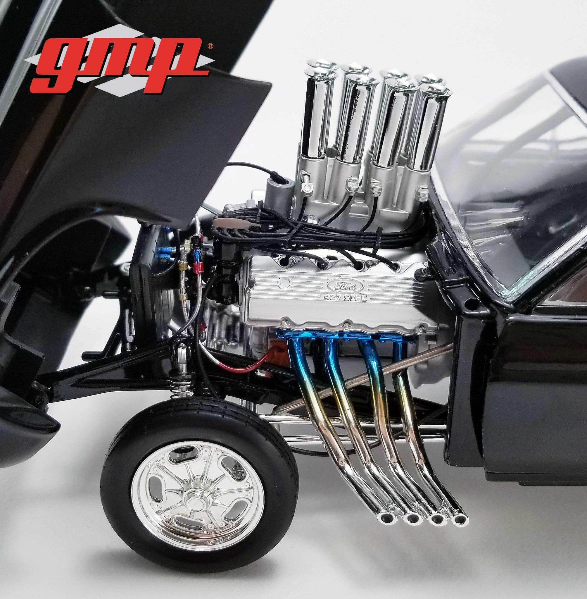 GMP 1:18 1969 Ford Mustang Gasser - Show Stopper - Triple Gloss Black GMP-18932