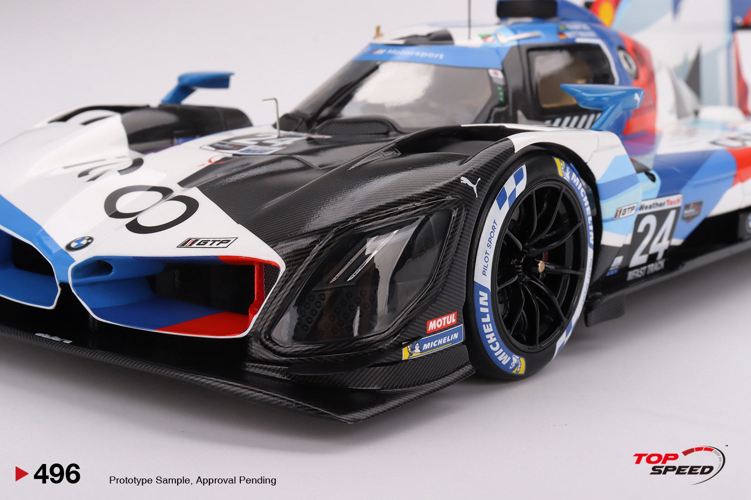 *PREORDER* TopSpeed Models 1:18 BMW M Hybrid V8 GTP #24 BMW M Team RLL   2023 IMSA Daytona 24 Hrs