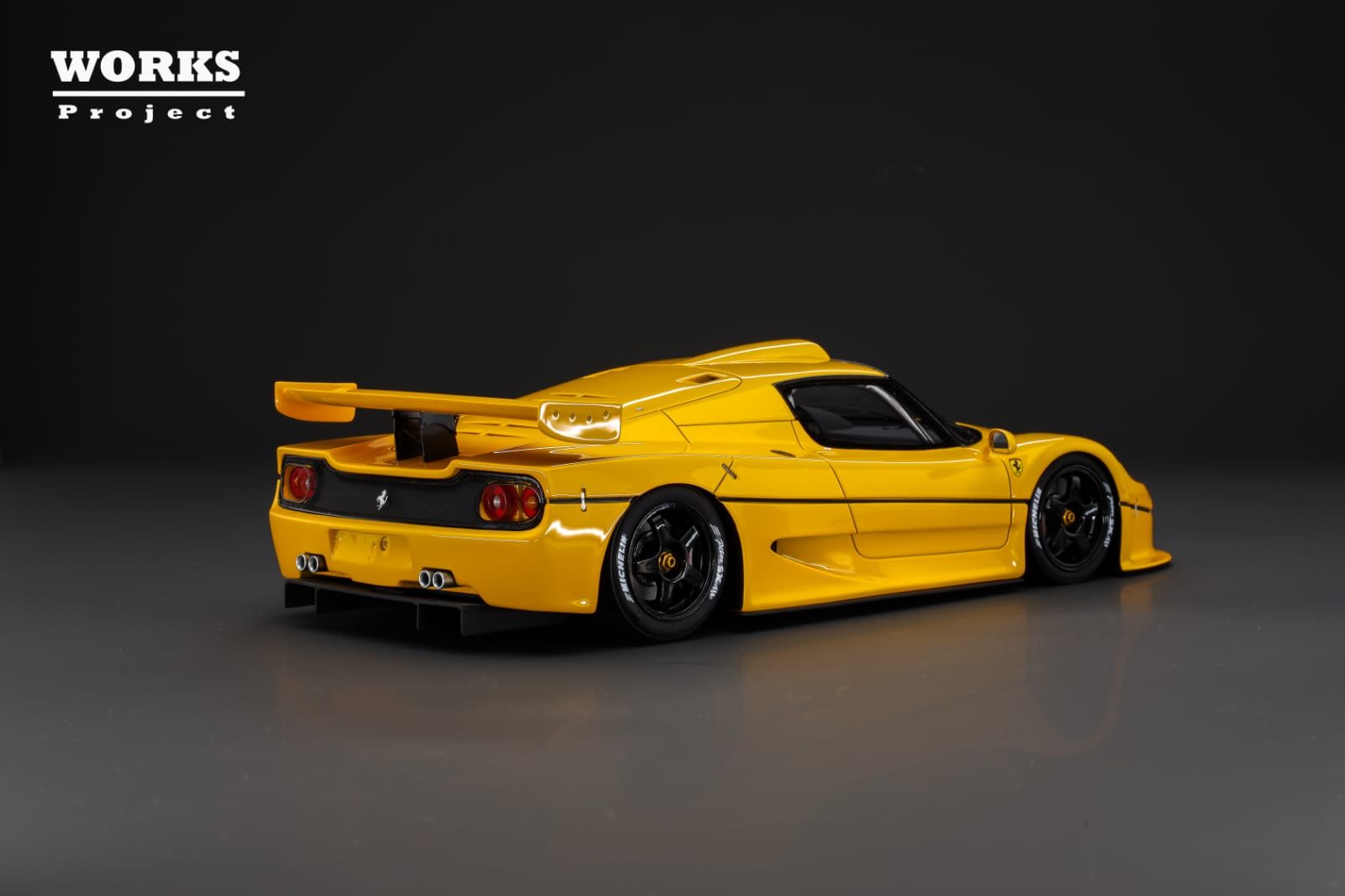 WORKS Project 1:18 Ferrari F50 GT in Yellow