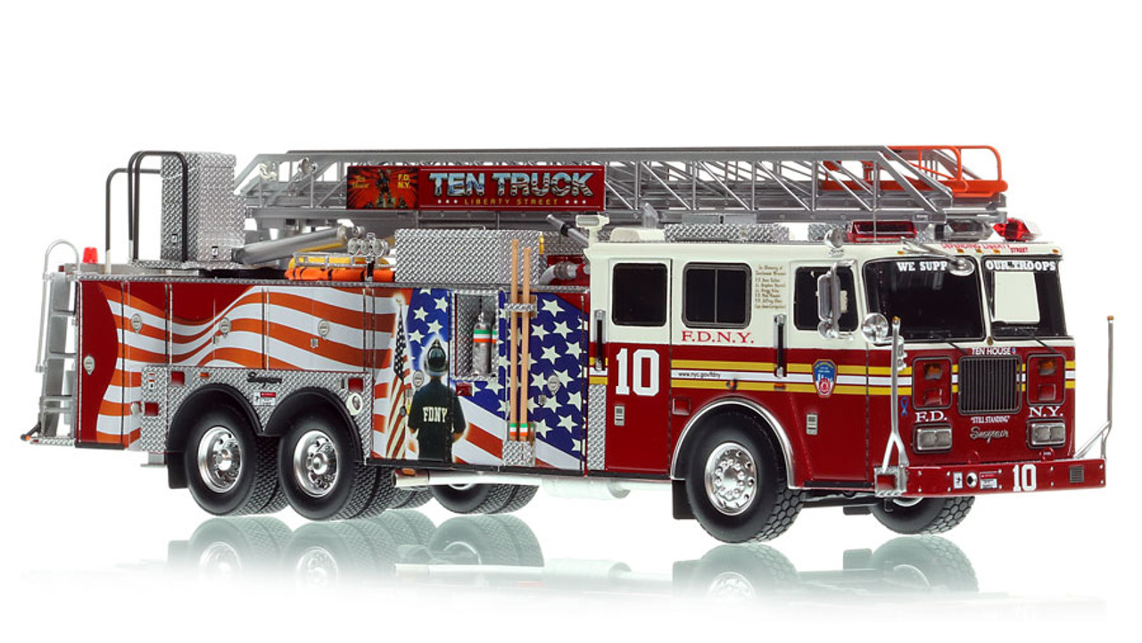 FIRE DEPARTMENT CITY OF NEW YORK 2001 LADDER 10 - MANHATTAN