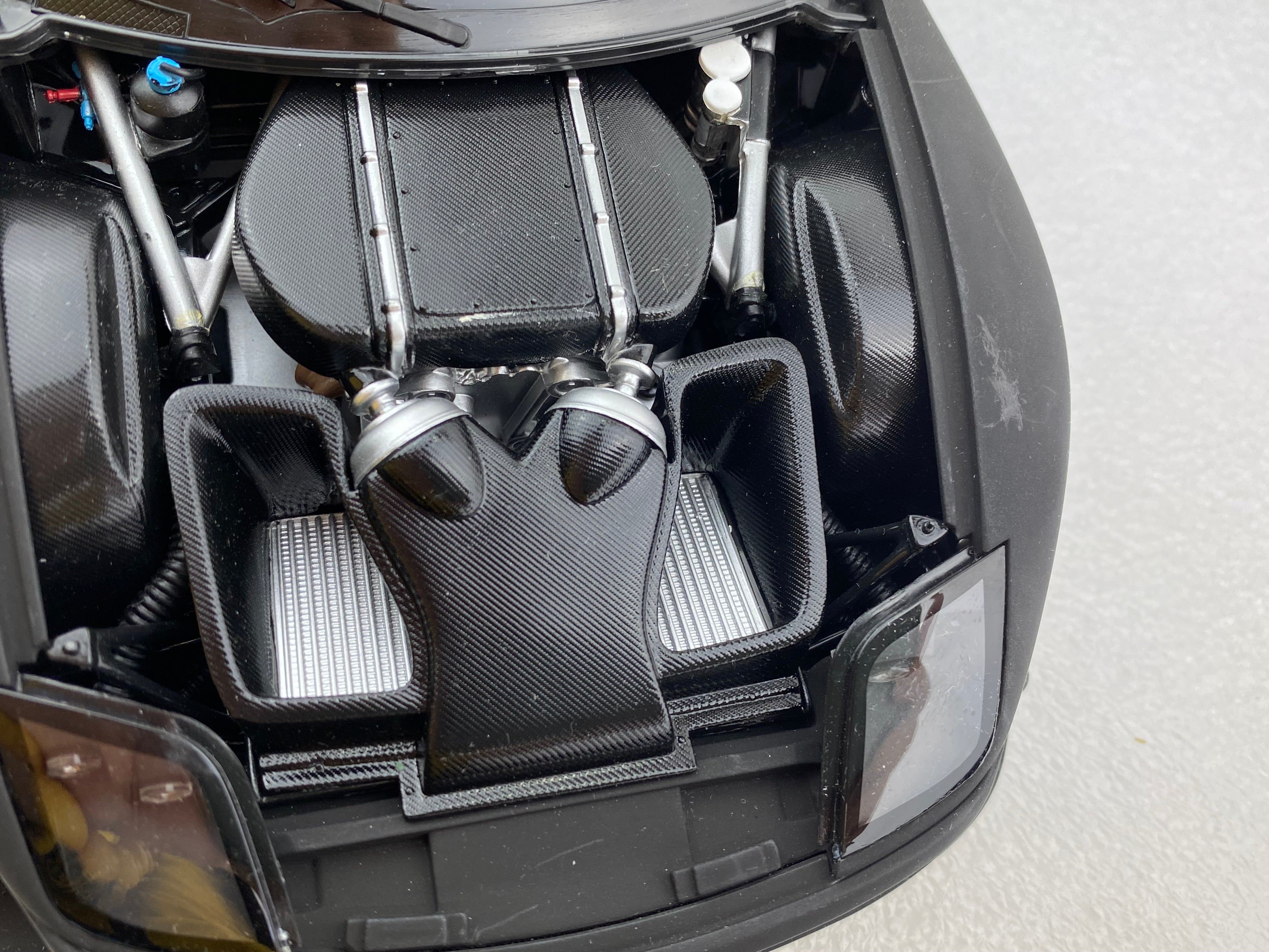 Kyosho 1:18 Ferrari 575 GTC Evoluzione 2005 Matt Black 08392A (Clearance Final Sale)