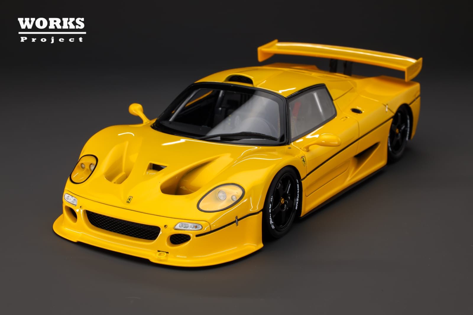WORKS Project 1:18 Ferrari F50 GT in Yellow