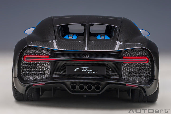 BUGATTI CHIRON SPORT 2019 (FRENCH RACING BLUE/CARBON)
