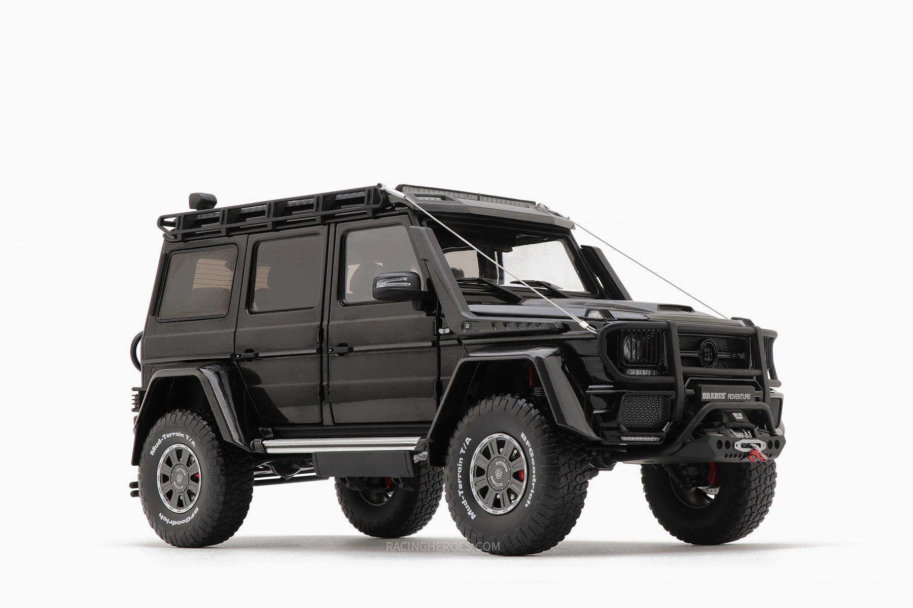 Brabus 550 Adventure Mercedes-Benz G 500 4×42 Black 1:18 by Almost Real