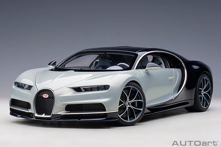 BUGATTI CHIRON 2017 (GLACIER WHITE/ATLANTIC BLUE)
