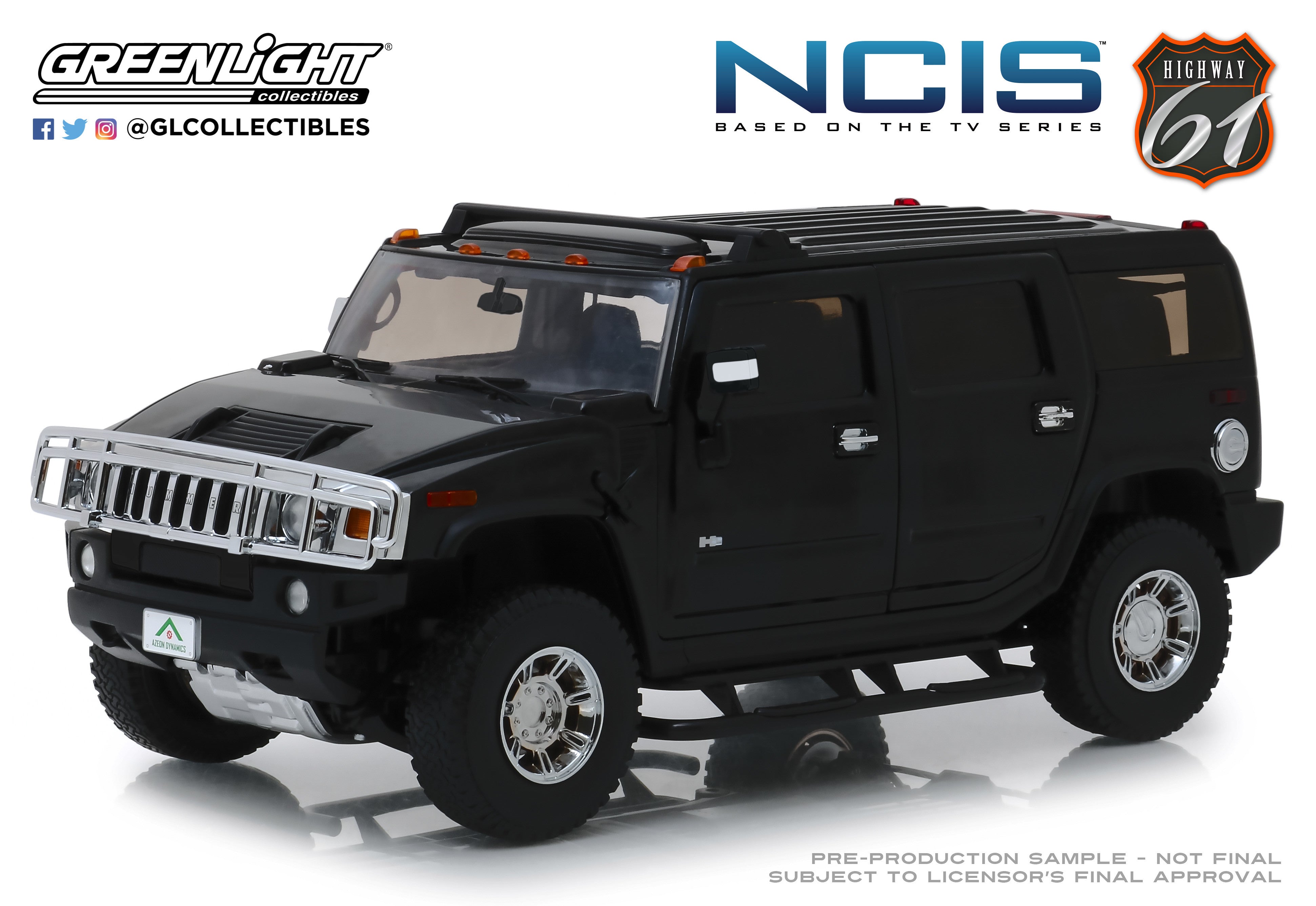 Highway 61 1:18 NCIS (2003-18 TV Series) - 2006 Hummer H2 HWY-18013