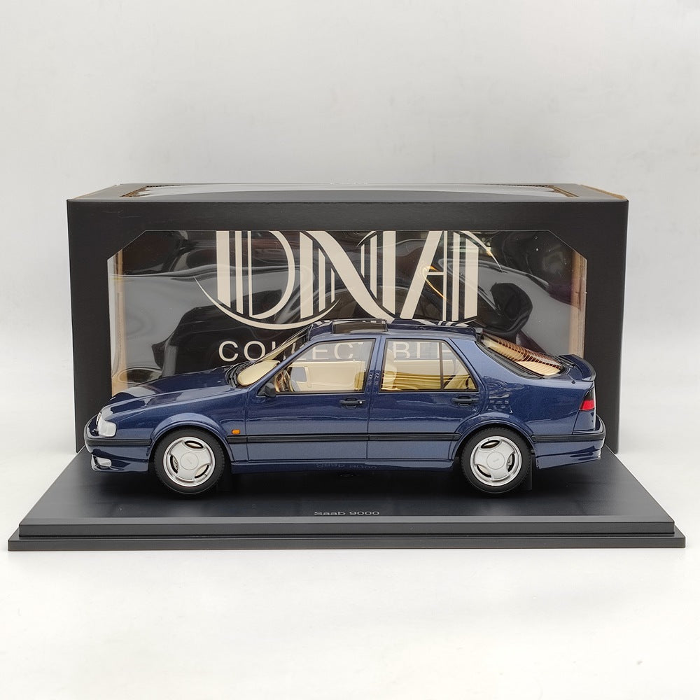 DNA Collectibles 1/18 Saab 9000 Aero CS 1985 DNA000139 Resin Model Limited Blue Toy Car Gift