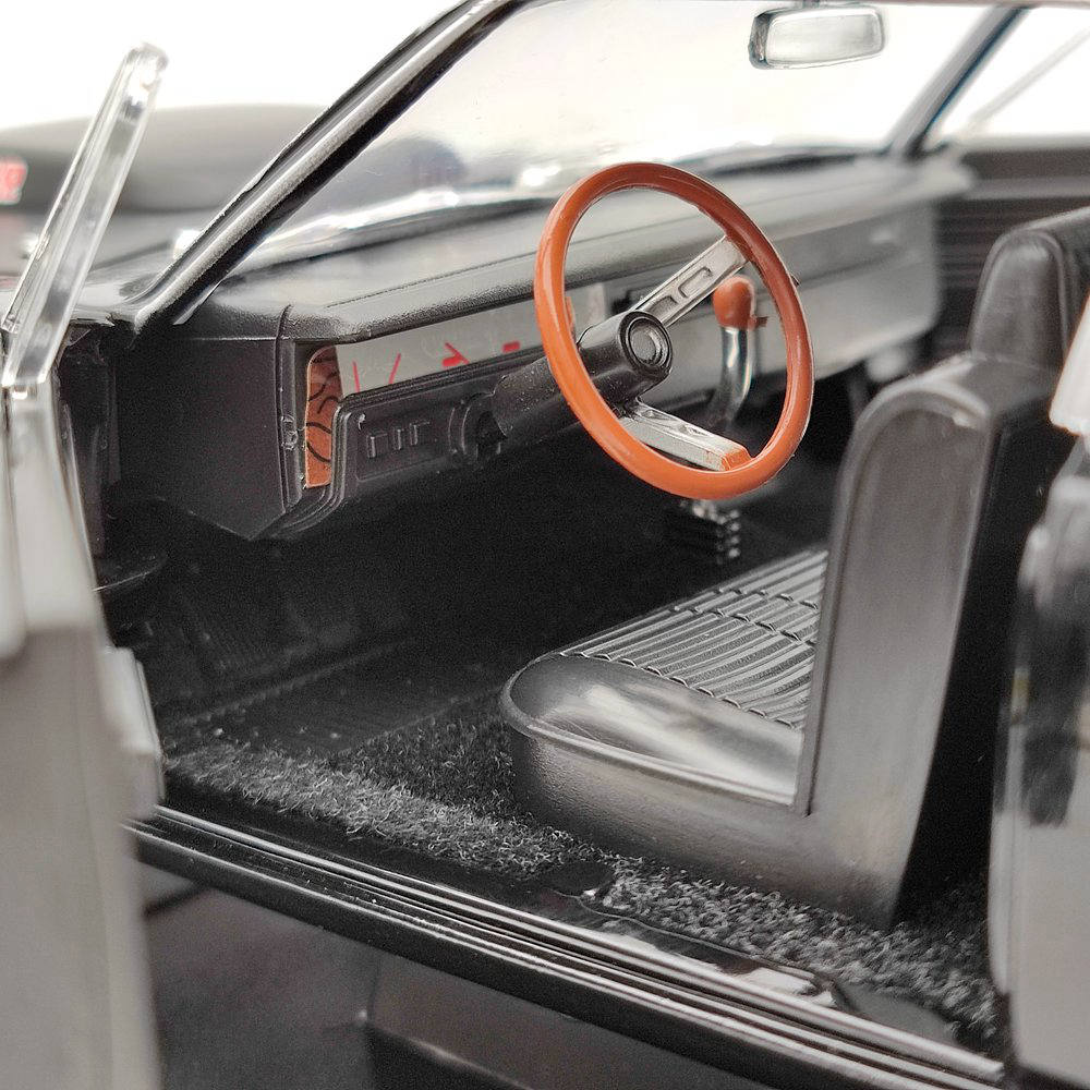 Supercar Collectibles 1/18 1969 1/2 Plymouth Roadrunner  #29554PDiecast Model Car Limited Edition Collection Auto Toys Black Gift