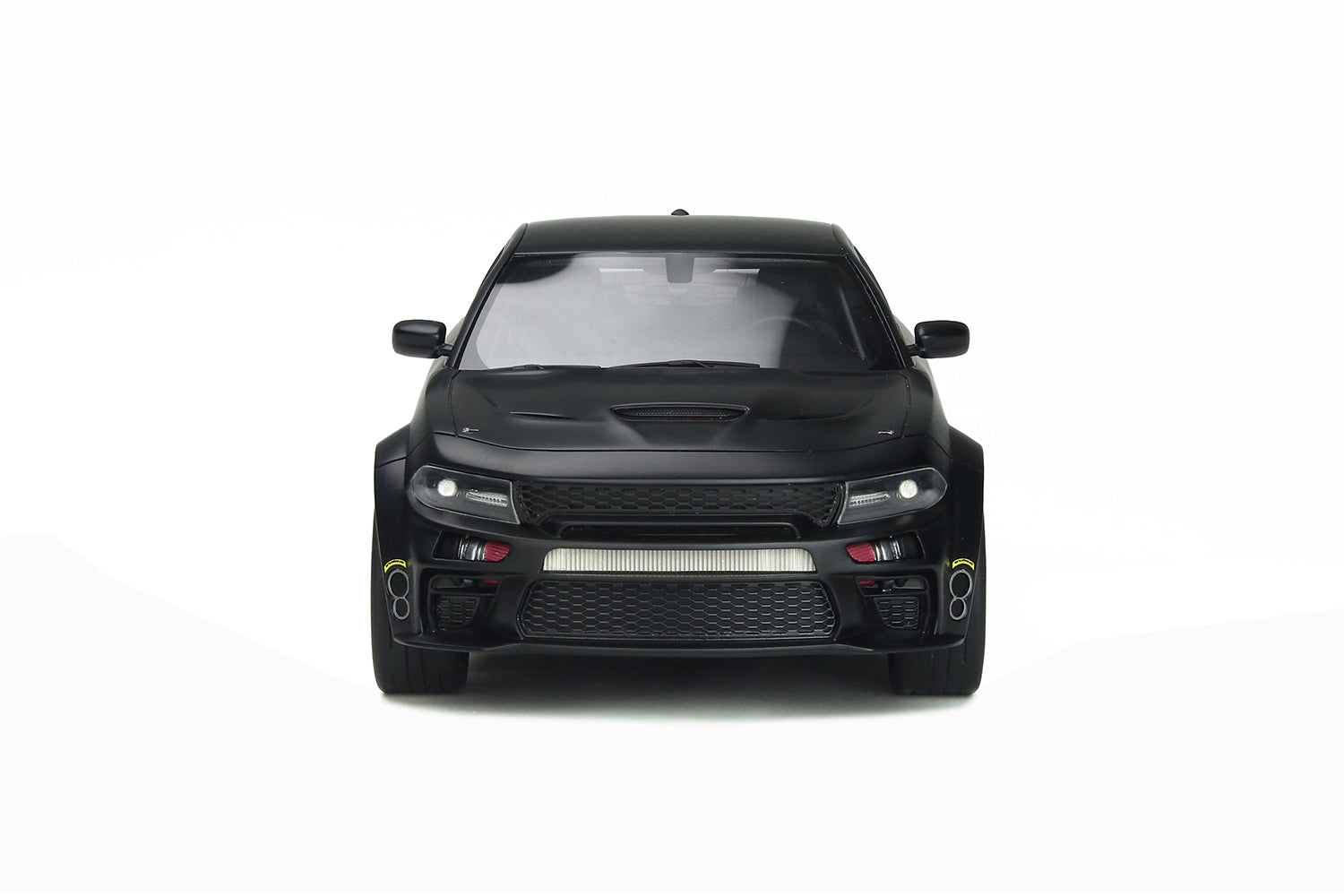 GT Spirit 1:18 2020 Dodge Charger SRT Hellcat Widebody Tuned by Speedkore Matte Black GT301