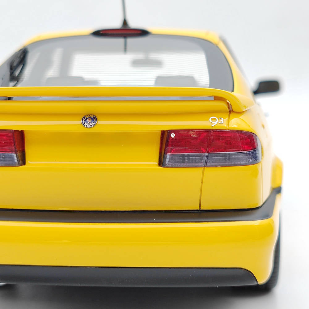DNA Collectibles 1/18 Saab 9-3 Viggen Coupe 2000 DNA000078 Resin Model Yellow Toy Car Gift