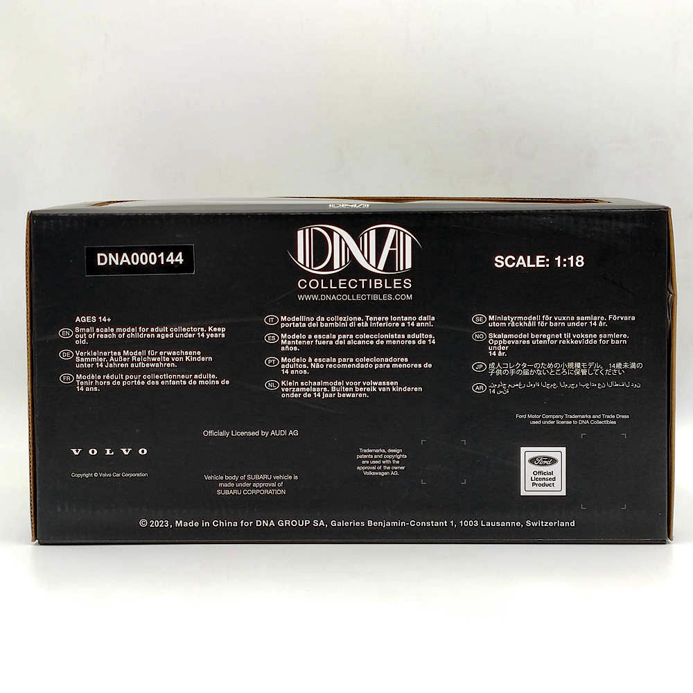 DNA Collectibles 1/18 Volvo V60 Polestar Engineered DNA000144 Resin Model White Toys Car Gift