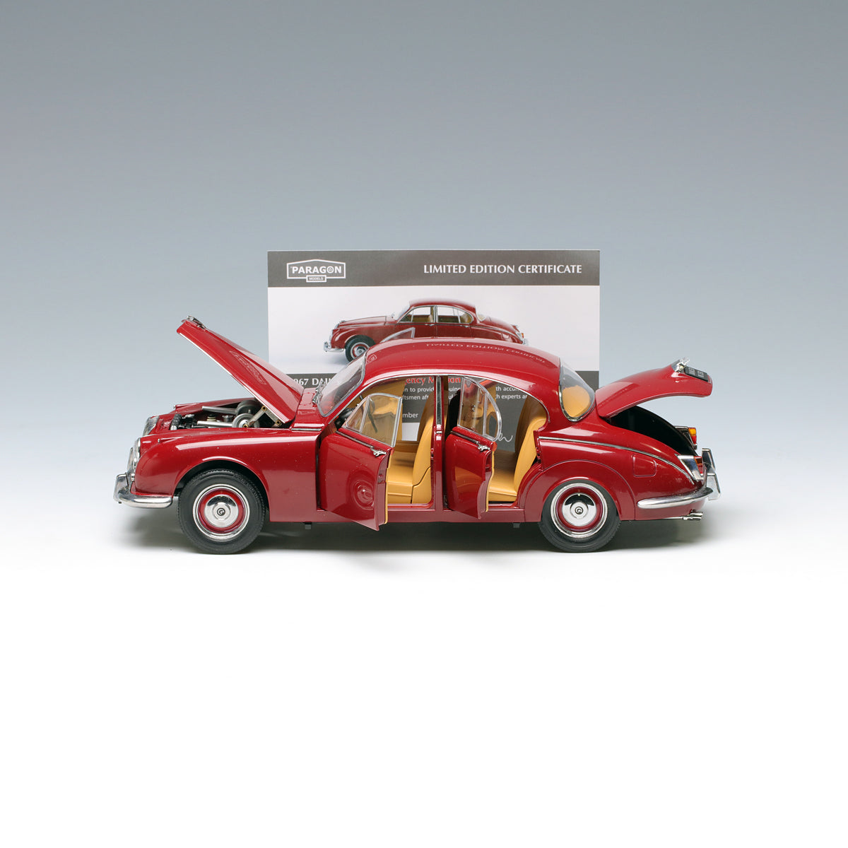 Paragon 1:18 1967 Daimler 250 V8 Red PA-98312