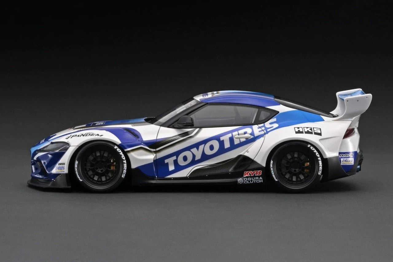 Ignition Model 1:18 Toyota GR Supra (A90) Rocket Bunny Pandem TOYO TIRES